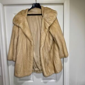 Tourmaline Beige Mink Coat